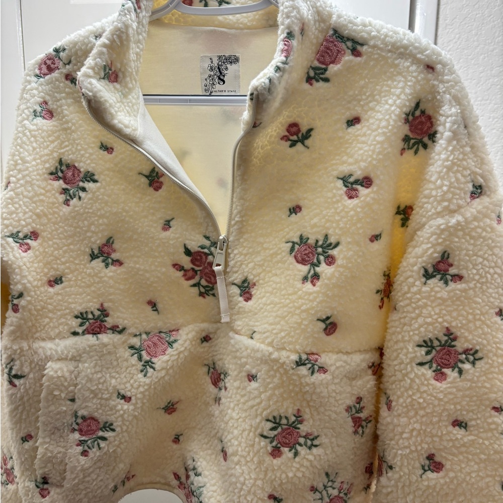 Altard state Floral Fleece Pullover